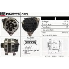 DRA3776 DELCO REMY Генератор