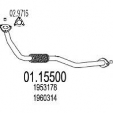 01.15500 MTS Труба выхлопного газа