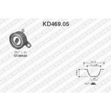 KD469.05 SNR Комплект ремня грм