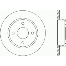 BDR1395.10 OPEN PARTS Тормозной диск