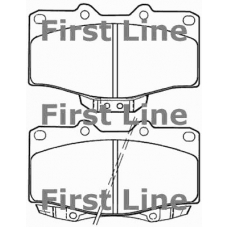FBP1203 FIRST LINE Комплект тормозных колодок, дисковый тормоз