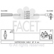 4.9007 FACET Комплект проводов зажигания
