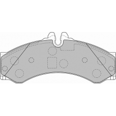 FD7236V NECTO Комплект тормозных колодок, дисковый тормоз