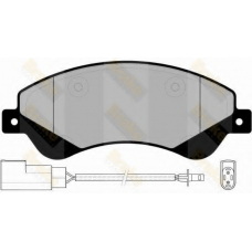 PA1699 BRAKE ENGINEERING Комплект тормозных колодок, дисковый тормоз