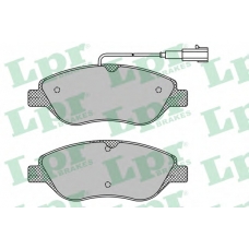 05P1658 LPR Комплект тормозных колодок, дисковый тормоз