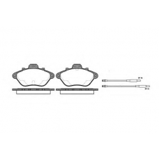 P2103.04 WOKING Комплект тормозных колодок, дисковый тормоз