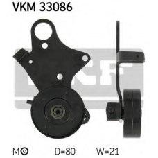 VKM 33086 SKF Натяжной ролик, поликлиновой  ремень