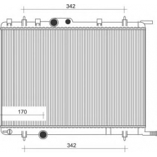 350213885000 MAGNETI MARELLI Радиатор, охлаждение двигателя