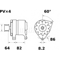 MG 507 MAHLE Генератор