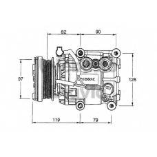 82D0156012CA WEBASTO Компрессор, кондиционер