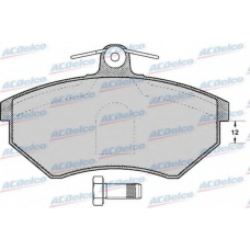 AC058600D AC Delco Комплект тормозных колодок, дисковый тормоз