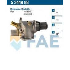 5344988 FAE Термостат, охлаждающая жидкость