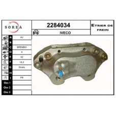 2284034 EAI Тормозной суппорт