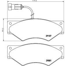 N-575 COBREQ Комплект тормозных колодок, дисковый тормоз