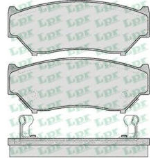 05P396 LPR Комплект тормозных колодок, дисковый тормоз
