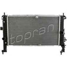 208 059 TOPRAN Радиатор, охлаждение двигателя