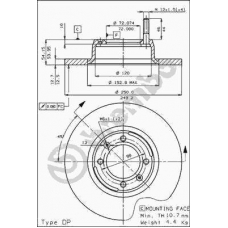 08.3894.10 BREMBO Тормозной диск