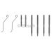 1 987 474 188 BOSCH Комплектующие, колодки дискового тормоза