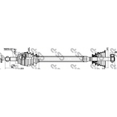 250028 GSP Приводной вал