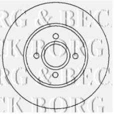 BBD4420 BORG & BECK Тормозной диск