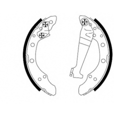 8DB 355 003-531 HELLA PAGID Комплект тормозных колодок