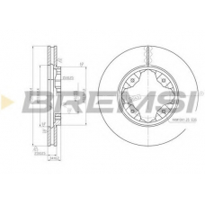 DBA450V BREMSI Тормозной диск