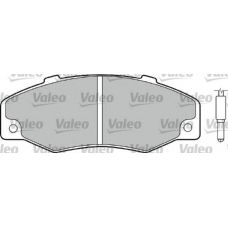 551498 VALEO Комплект тормозных колодок, дисковый тормоз