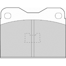 FD446A NECTO Комплект тормозных колодок, дисковый тормоз