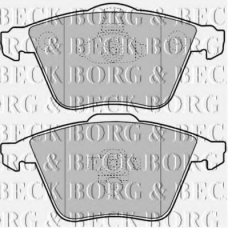BBP1903 BORG & BECK Комплект тормозных колодок, дисковый тормоз