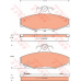 GDB7570 TRW Комплект тормозных колодок, дисковый тормоз