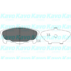 KBP-1507 KAVO PARTS Комплект тормозных колодок, дисковый тормоз