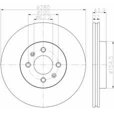 MDC2362 MINTEX Тормозной диск