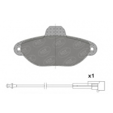 SP 662 PR SCT Комплект тормозных колодок, дисковый тормоз