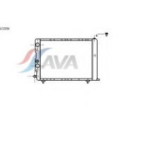 LC2036 AVA Радиатор, охлаждение двигателя