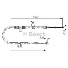 1 987 482 274 BOSCH Трос, стояночная тормозная система