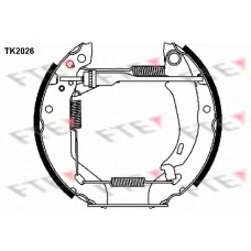 TK2026 FTE Комплект тормозных колодок