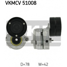 VKMCV 51008 SKF Натяжной ролик, поликлиновой  ремень