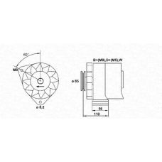 943356605010 MAGNETI MARELLI Генератор