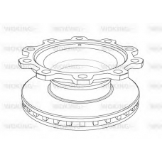 NSA1083.20 WOKING Тормозной диск