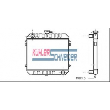 0613801 KUHLER SCHNEIDER Радиатор, охлаждение двигател