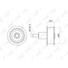 PB-3029 LYNX Ролик ремня грм vw/skoda 1.4,1
