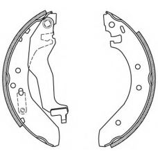 BSA2152.00 OPEN PARTS Комплект тормозных колодок