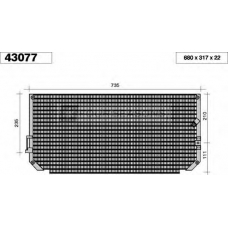 F4-43077 STANDARD Конденсатор, кондиционер