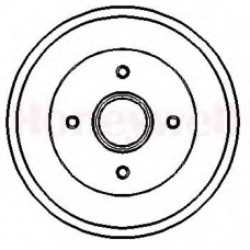 329245B BENDIX Тормозной барабан