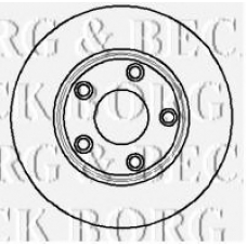 BBD5909S BORG & BECK Тормозной диск