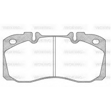 JSA 7403.00 WOKING Комплект тормозных колодок, дисковый тормоз