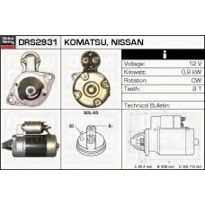 DRS2931 DELCO REMY Стартер