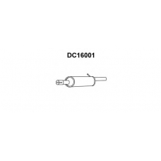 DC16001 VENEPORTE Глушитель выхлопных газов конечный