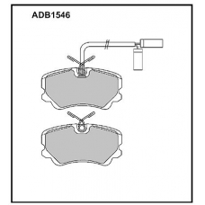 ADB1546 Allied Nippon Тормозные колодки
