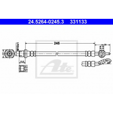 24.5264-0245.3 ATE Тормозной шланг